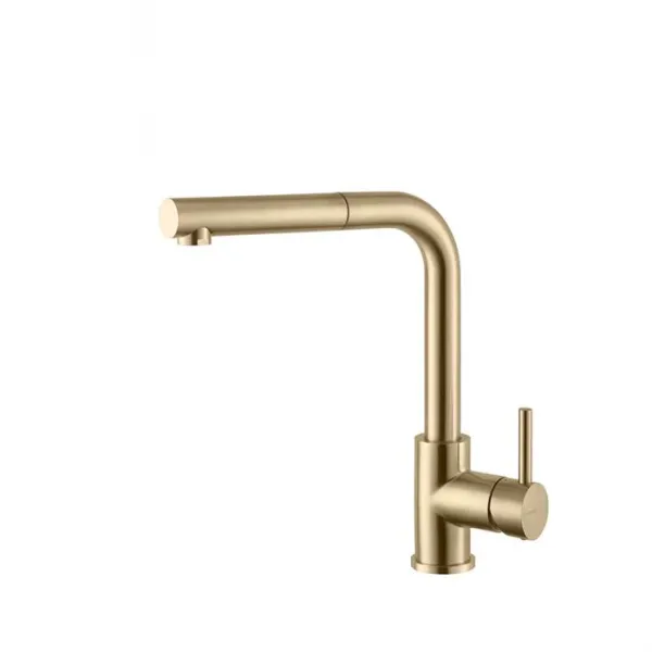 Cassøe Newform X-Trend Küchenarmatur mit Auszug - Gebürstetes Messing